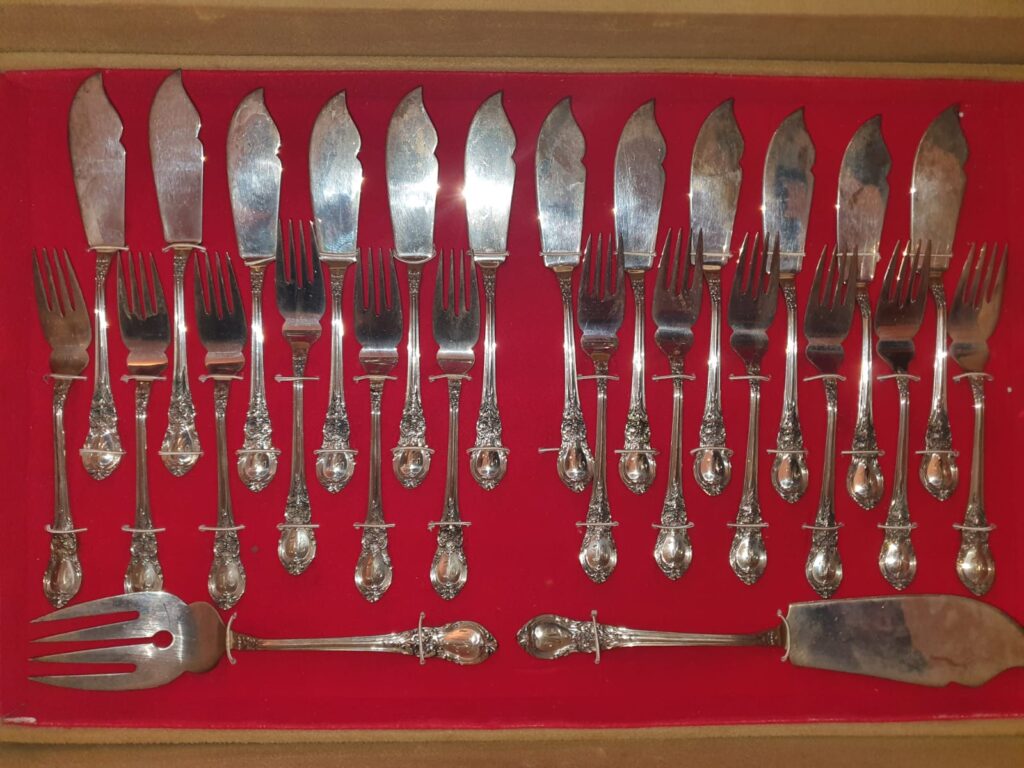 Cubertería de plata Pedro Durán